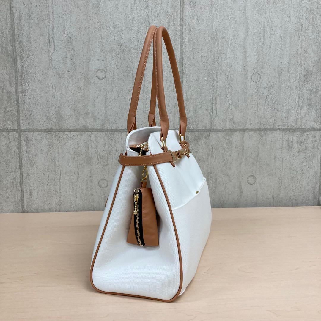 ハンドメイド　2wayトートバッグ　ショルダー紐　チャーム　セミオーダー専用