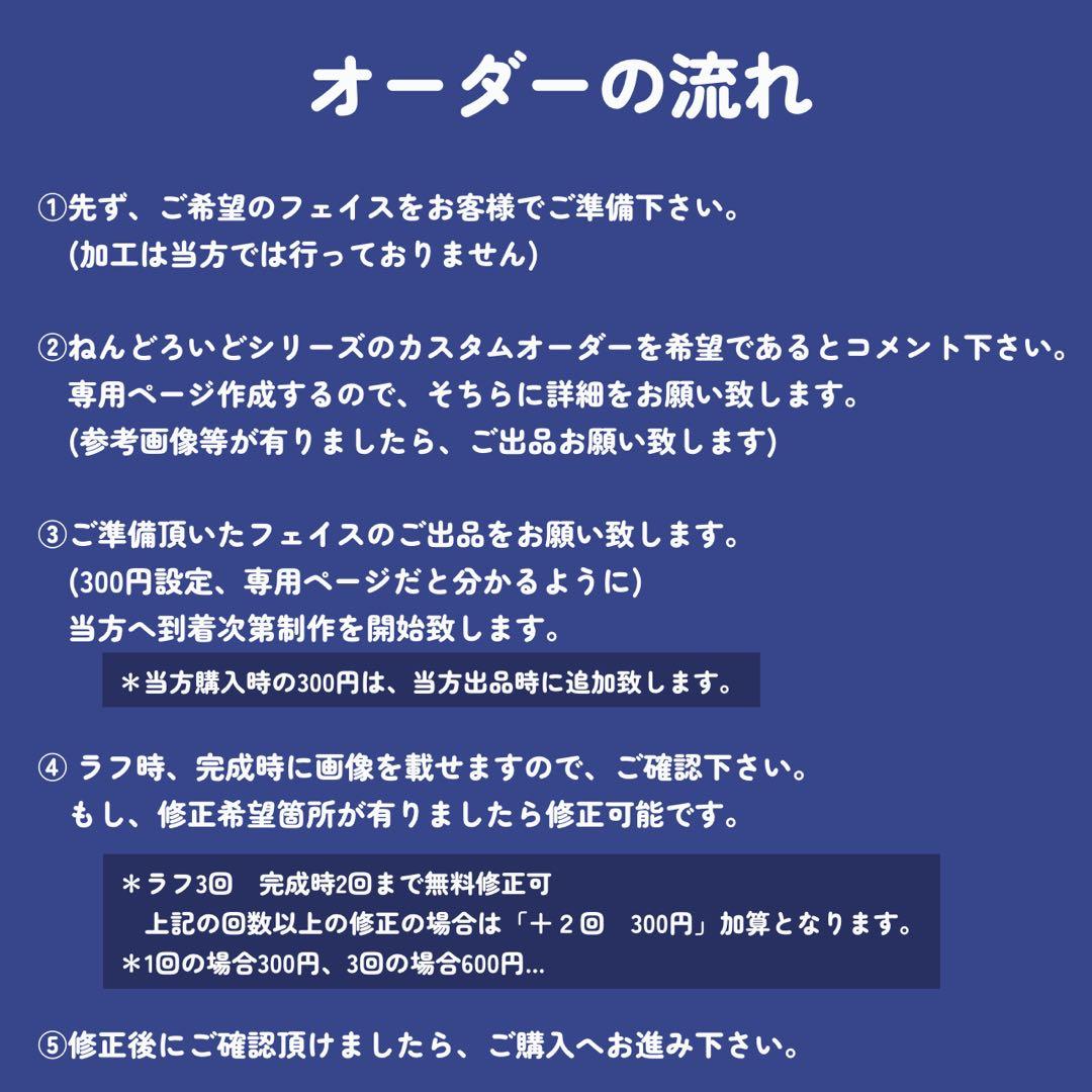 セリアドール　ねんどろいどシリーズ系かすたむフェイス　メイクオーダーページ