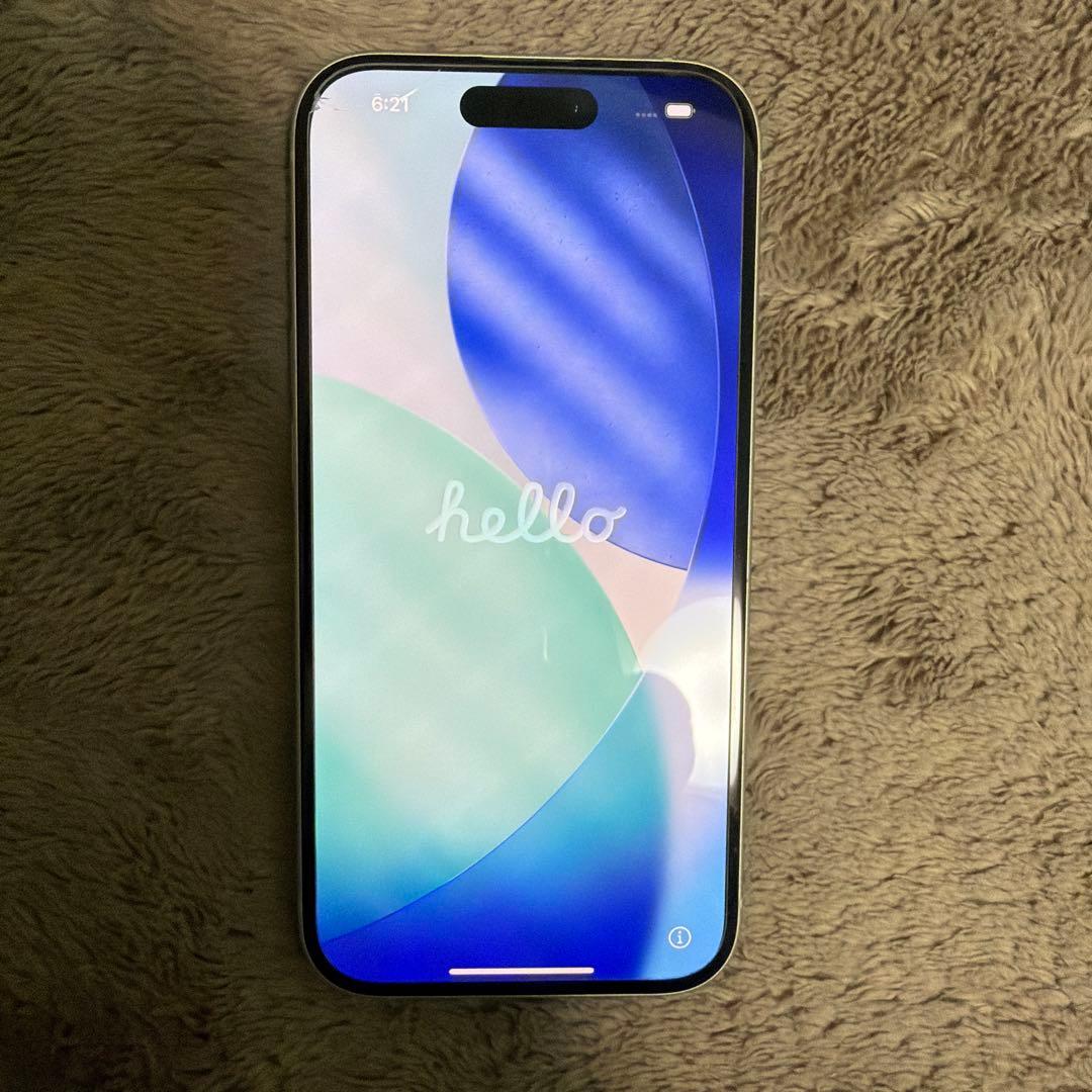【美品】Apple iPhone 15本体 ミントグリーン