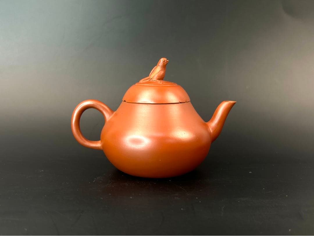 紫砂壺　中国美術　古道具　朱泥　時代物　急須　茶器　民家蔵出し