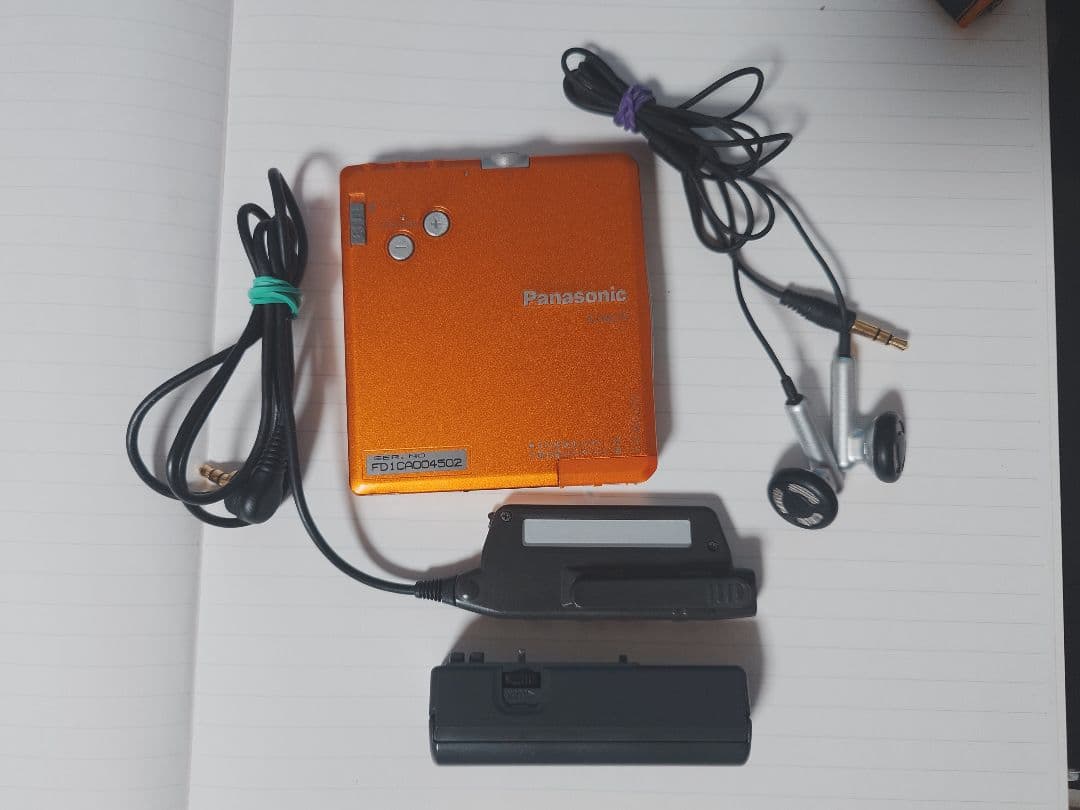 美品★Panasonic パナソニック ポータブルMDプレーヤー SJ-MJ78