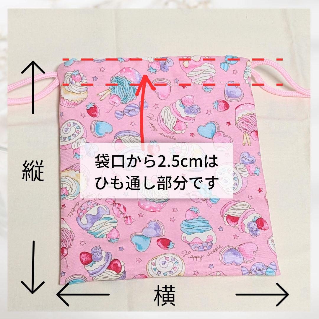 【6点セット】レッスンバッグ　上履き袋　体操着袋　巾着袋　コップ袋　弁当袋