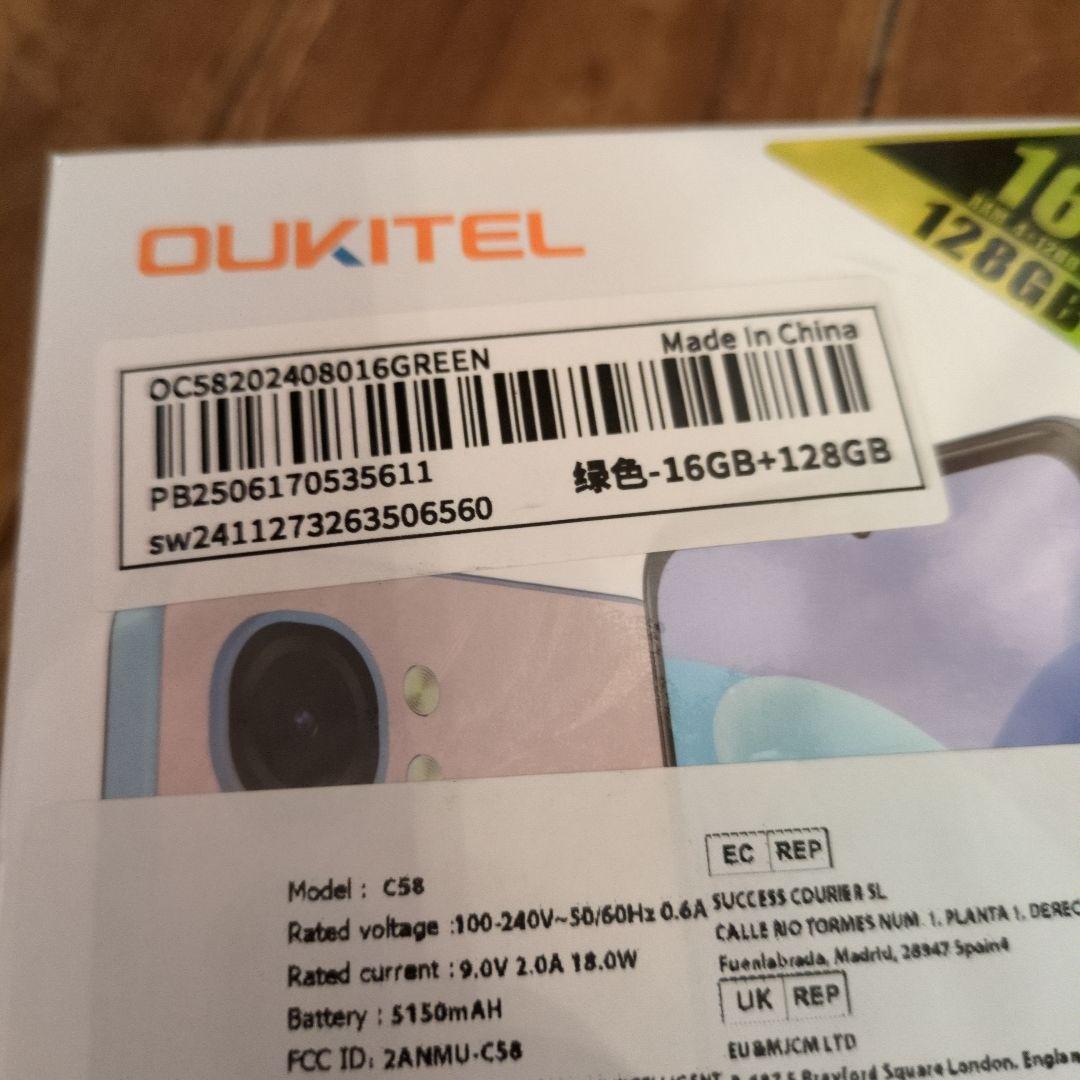 最終お値下げ！OUKITEL C58 16GB/128GB