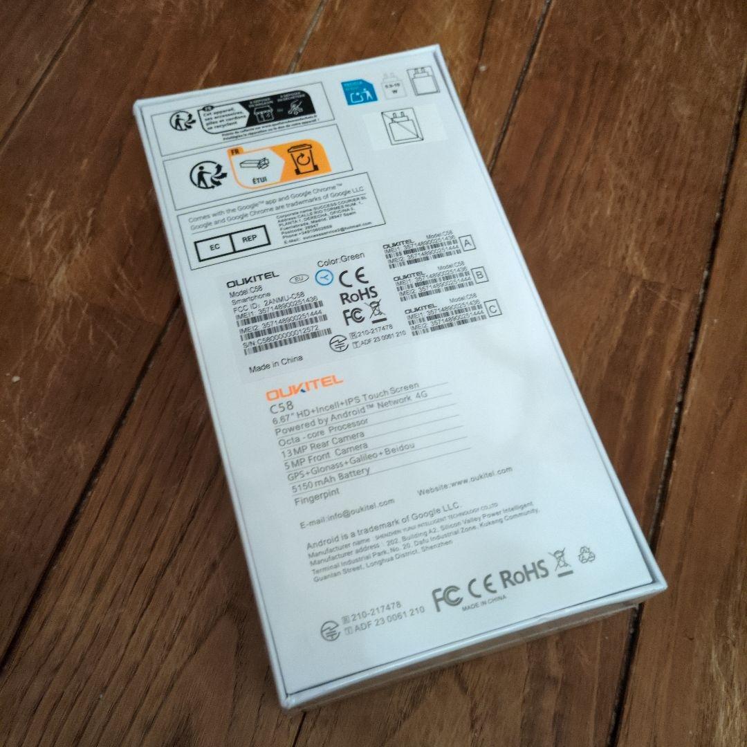 最終お値下げ！OUKITEL C58 16GB/128GB