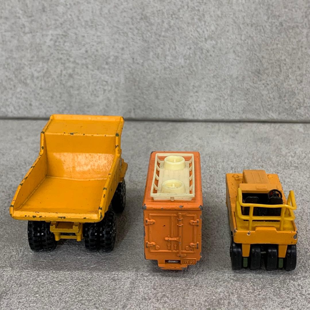 ミニカー 6点 黄色 作業車 油圧式クレーン JAL トミカ いすず