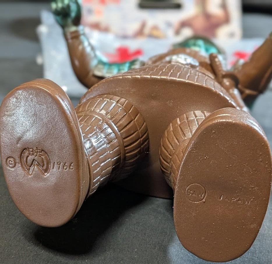 大魔神（マルサン復刻・Ｍ１号）ヘッダー・外袋付 ソフビフィギュア