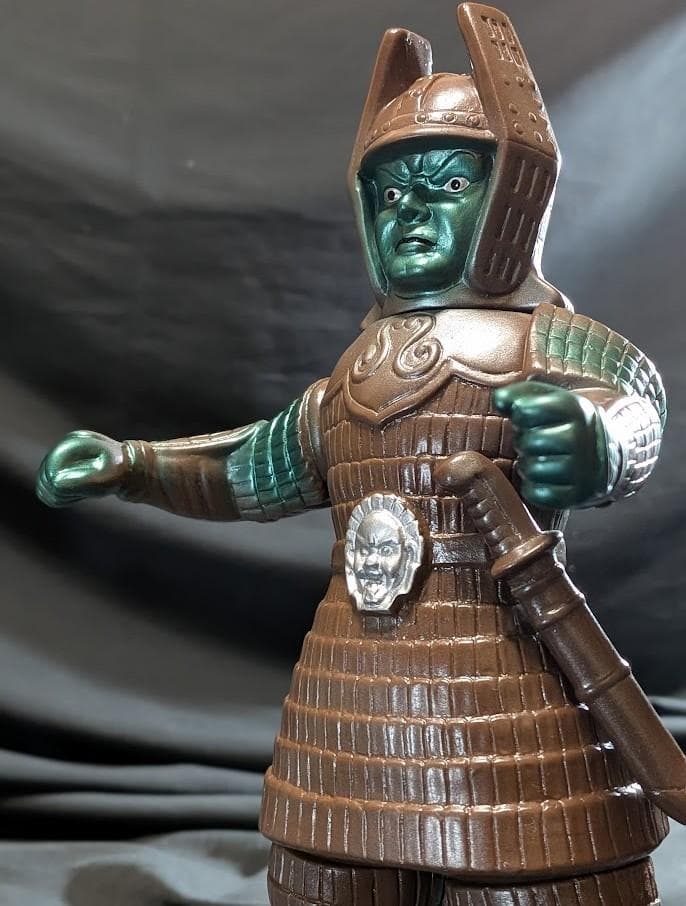 大魔神（マルサン復刻・Ｍ１号）ヘッダー・外袋付 ソフビフィギュア