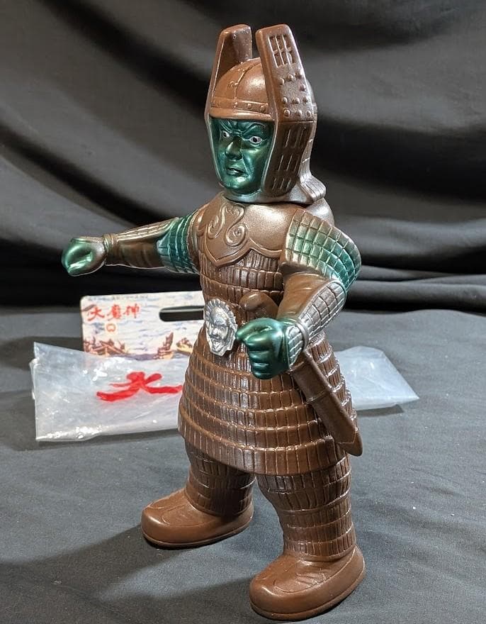 大魔神（マルサン復刻・Ｍ１号）ヘッダー・外袋付 ソフビフィギュア