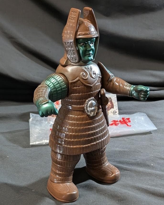 大魔神（マルサン復刻・Ｍ１号）ヘッダー・外袋付 ソフビフィギュア