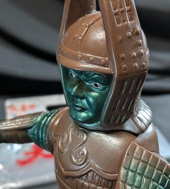 大魔神（マルサン復刻・Ｍ１号）ヘッダー・外袋付 ソフビフィギュア