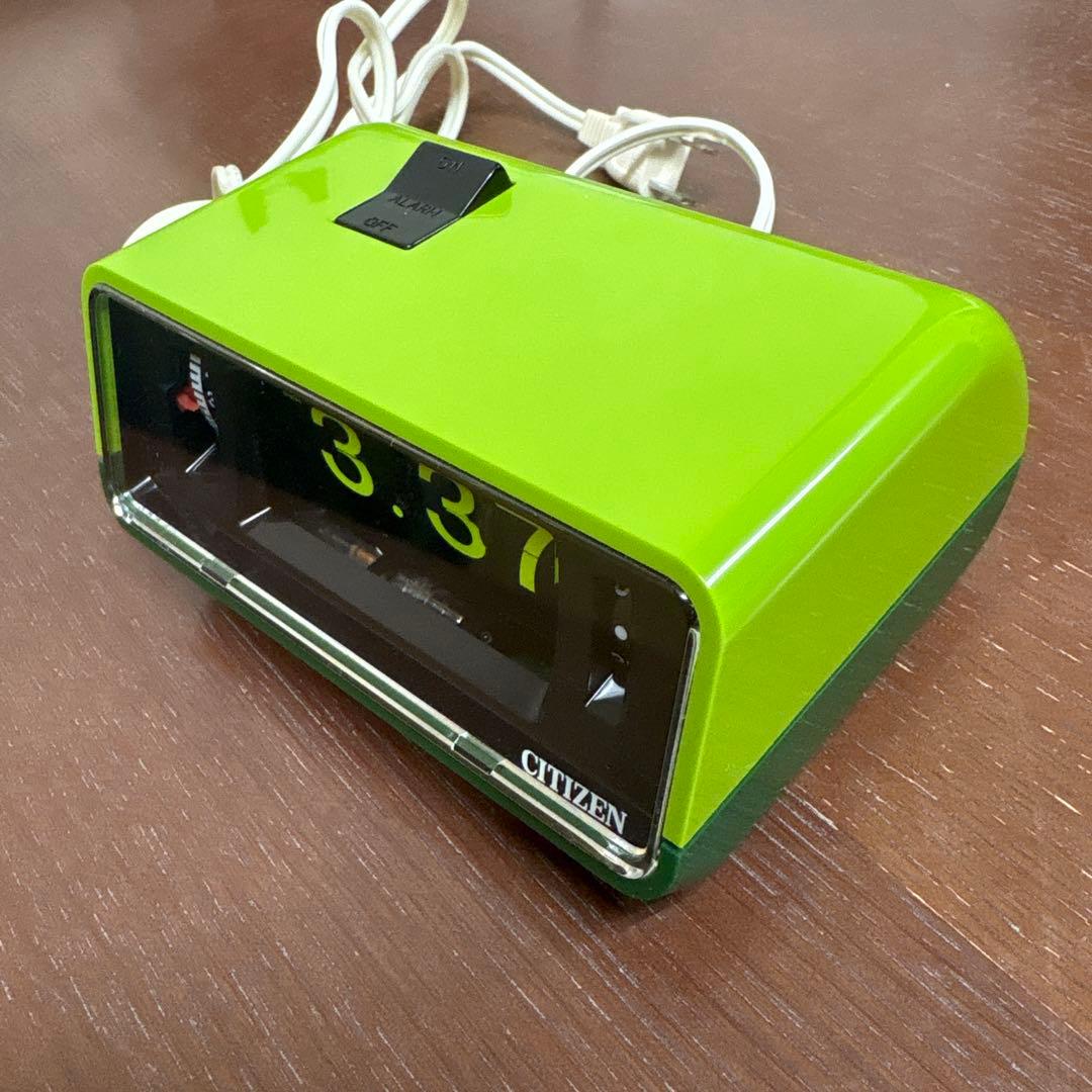 美品　citizen シチズン　デジタル電気時計