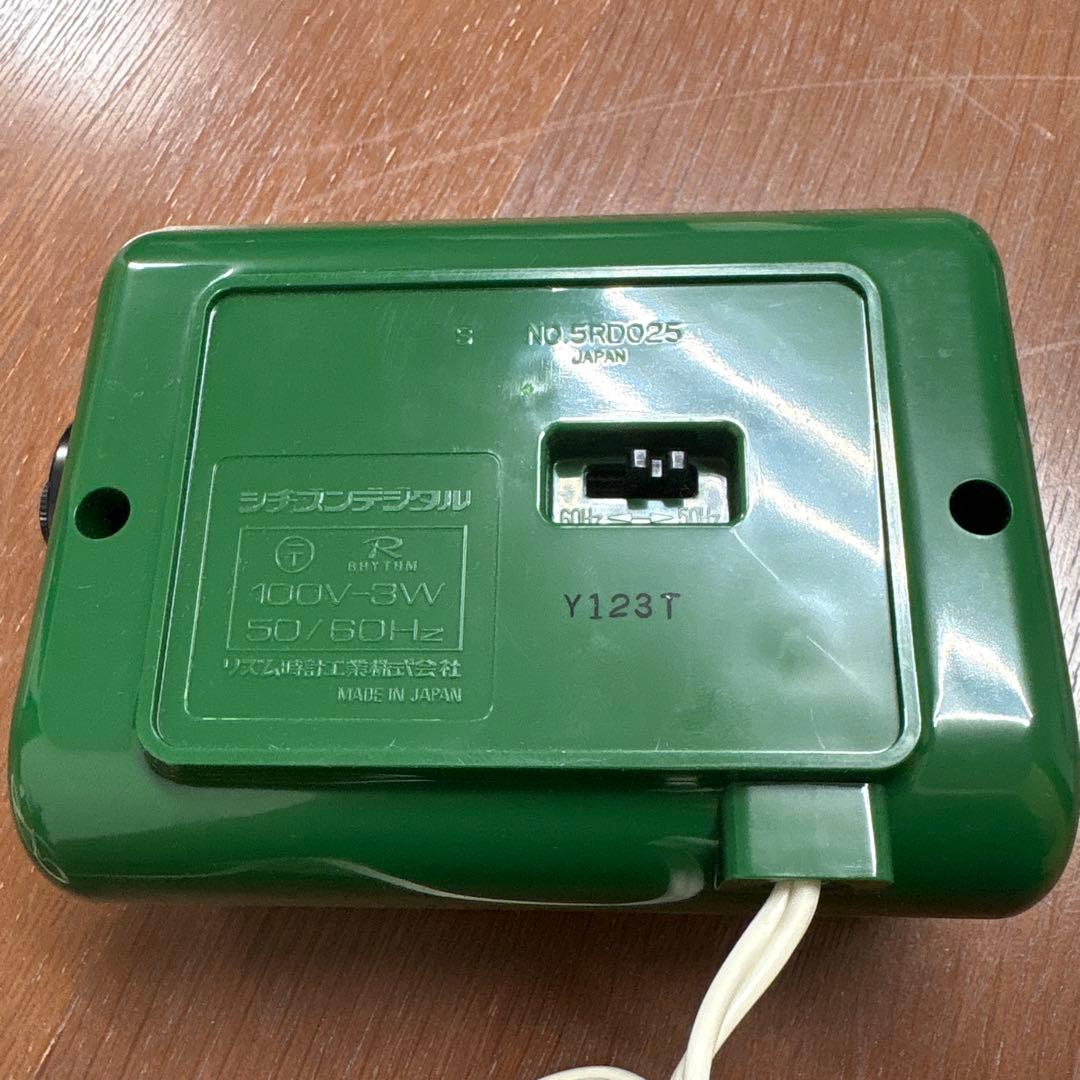 美品　citizen シチズン　デジタル電気時計