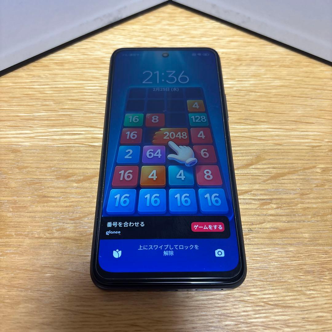 Redmi Note 10T スマホ スマートフォン 本体 ブラック 黒 美品