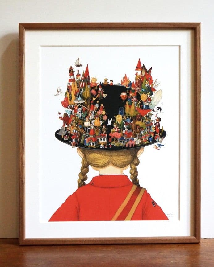 IMAGINARIUM junaidaジュナイダ 複製画 女の子 新品未開封