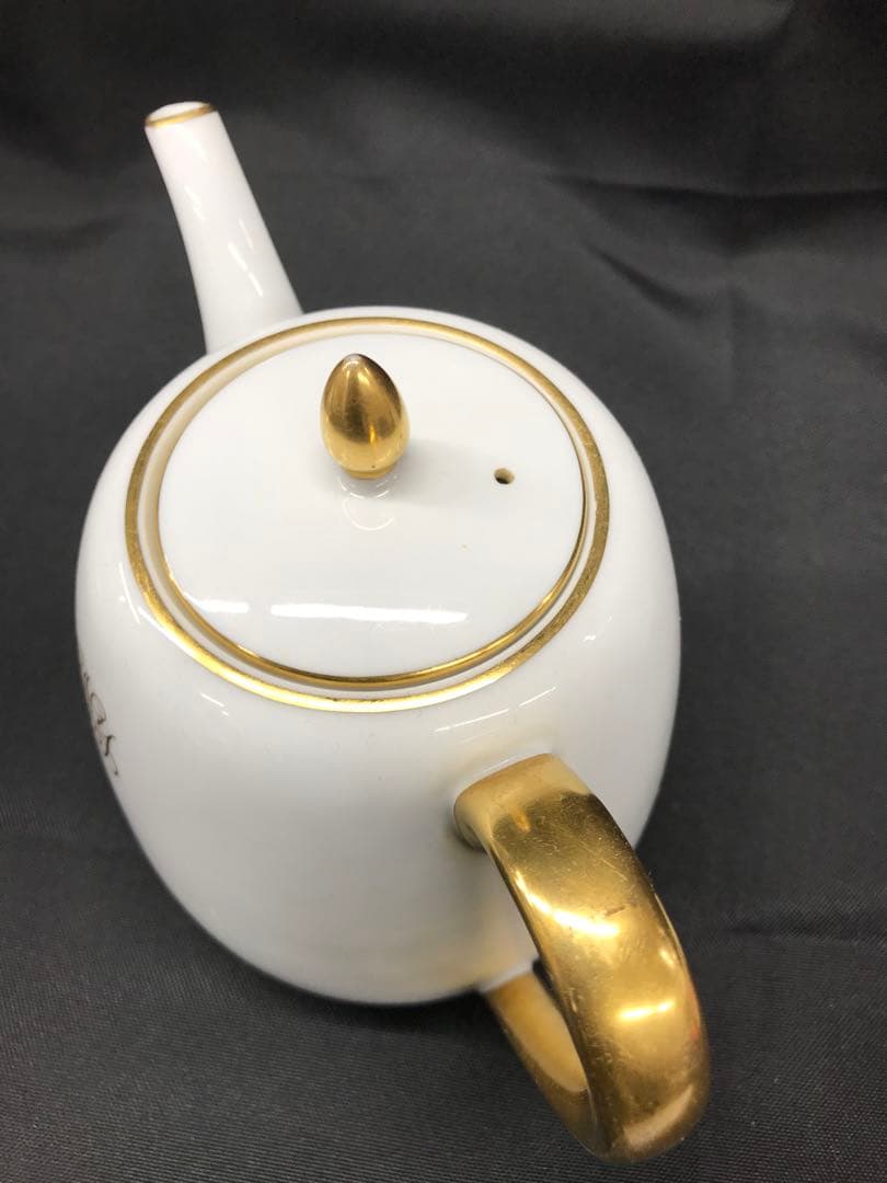 【USED】大倉陶園　ティーセット　ティーポット　クリーマー　シュガーポット