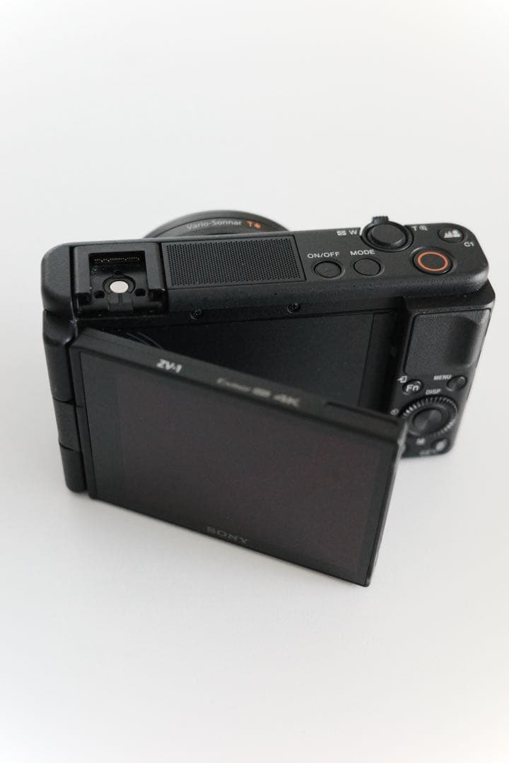 SONY ZV-1 ジャンク レンズ動作不良 外観美品 部品取り可 純正風防付