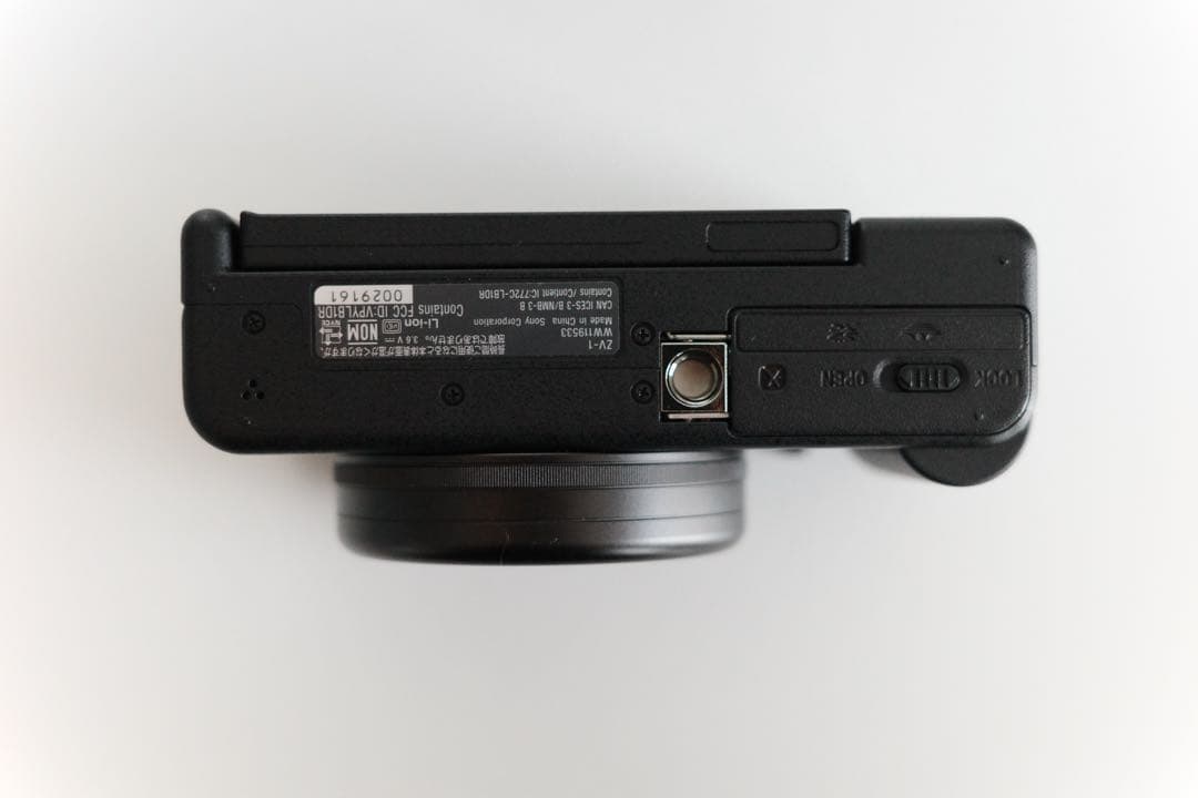 SONY ZV-1 ジャンク レンズ動作不良 外観美品 部品取り可 純正風防付