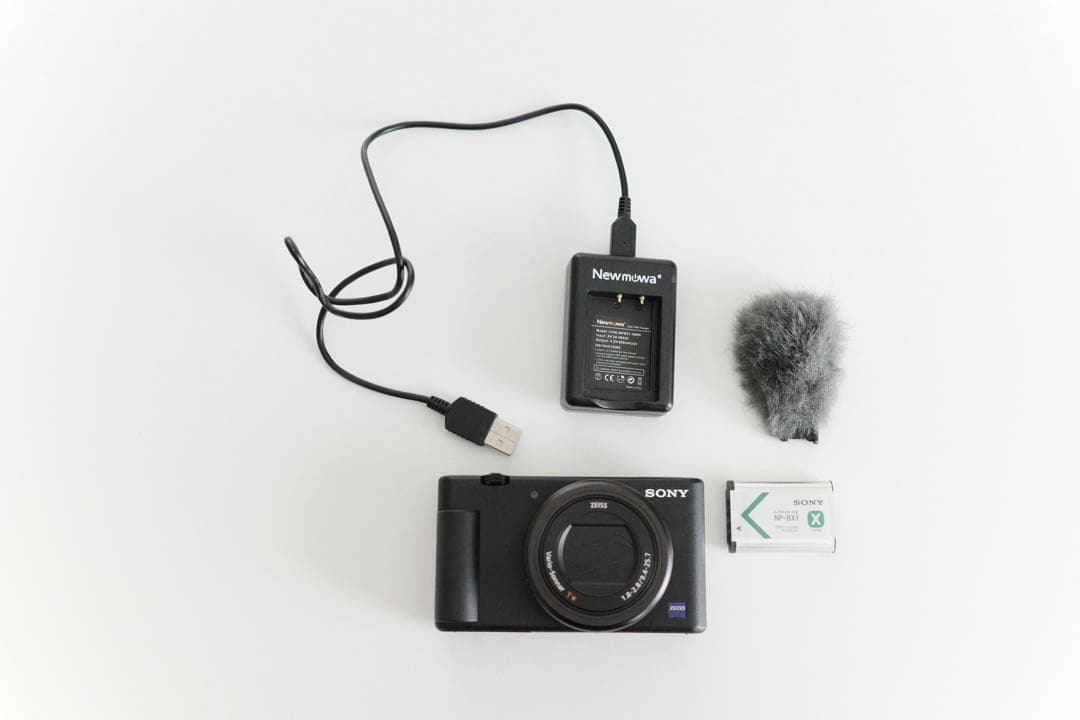SONY ZV-1 ジャンク レンズ動作不良 外観美品 部品取り可 純正風防付