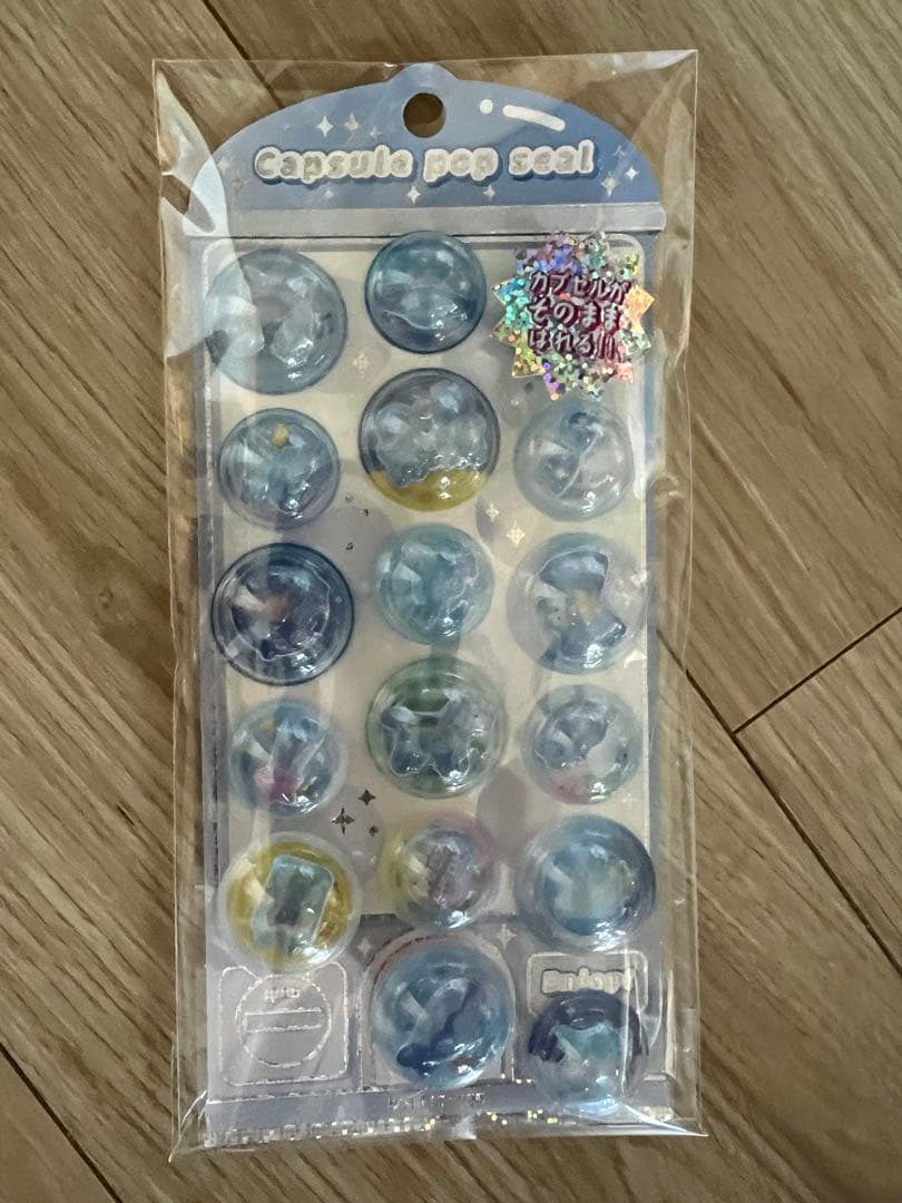 カミオジャパン　カプセルポップシール　全6種　コンプリートセット　まとめ売り