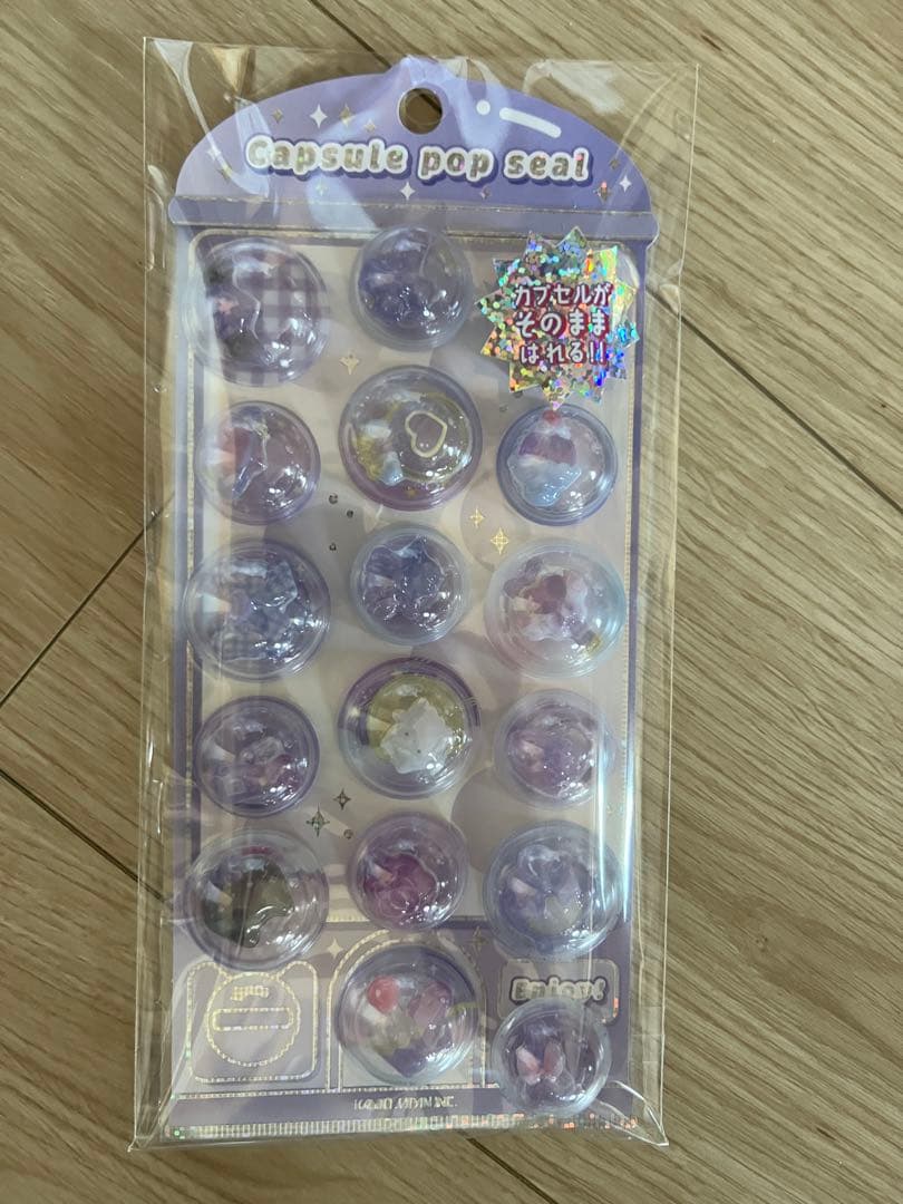 カミオジャパン　カプセルポップシール　全6種　コンプリートセット　まとめ売り