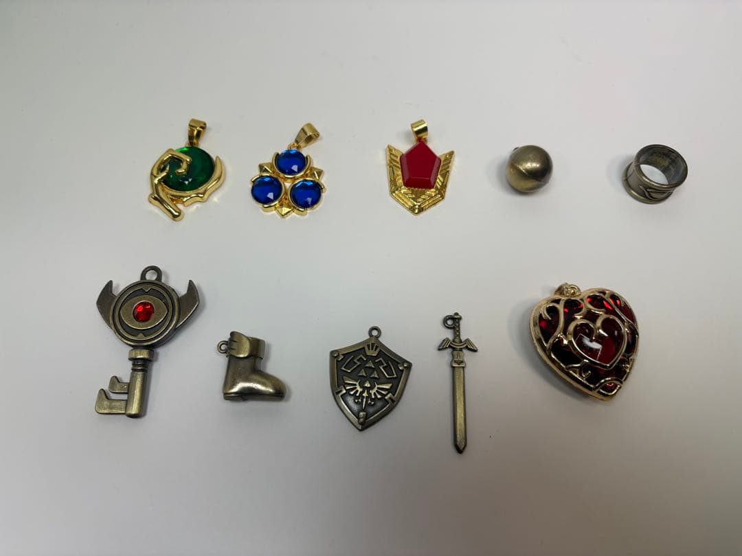 ゼルダの伝説 メタルアクセサリーコレクション 木箱入り 全10種 まとめ売り