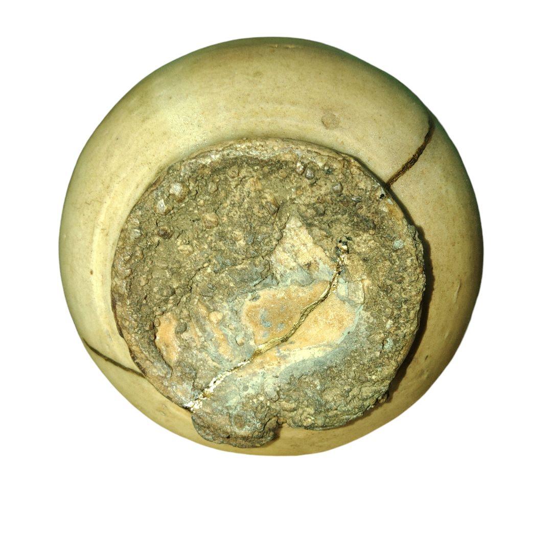 李朝　白磁雨漏り手花瓶　徳利　金継ぎ　骨董品