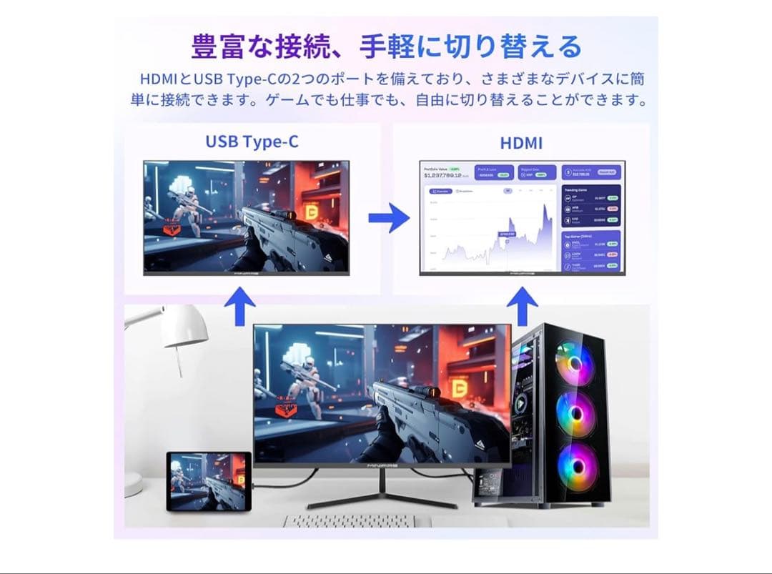 【美品】Minifire モニター 27インチ