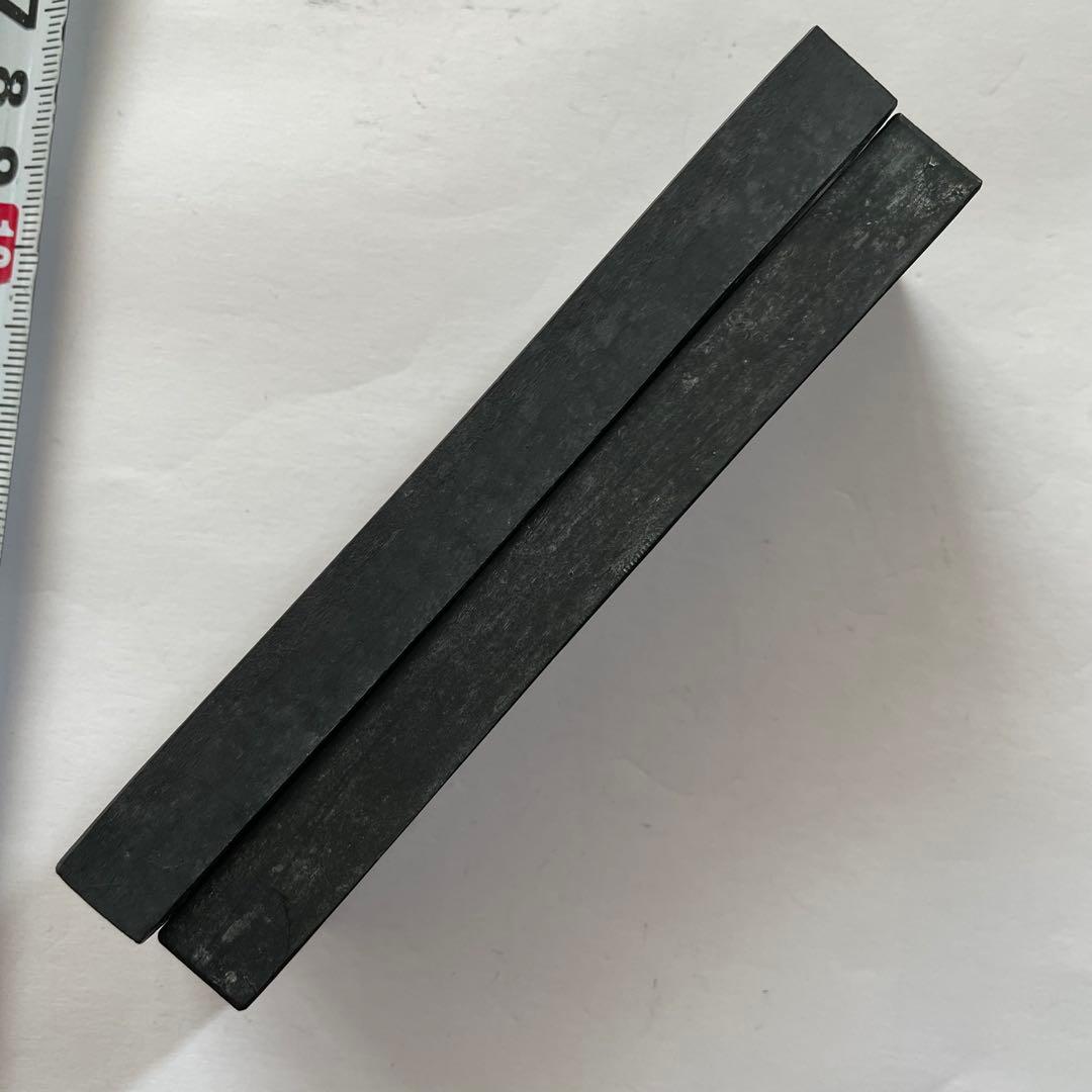 書道具　特製青墨　中国古墨　胡開文　2枚123g 未使用