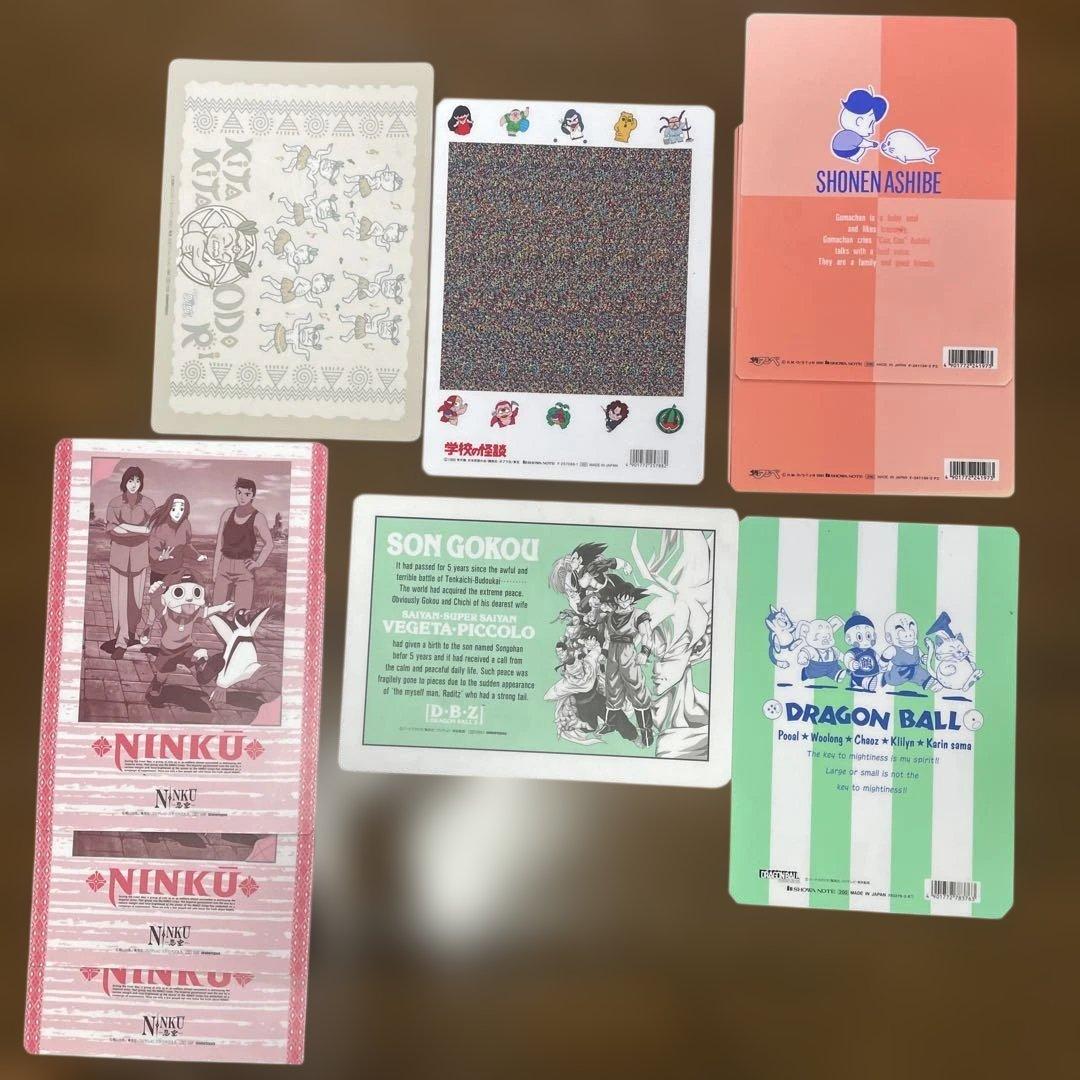 アニメ下敷き　9枚セット