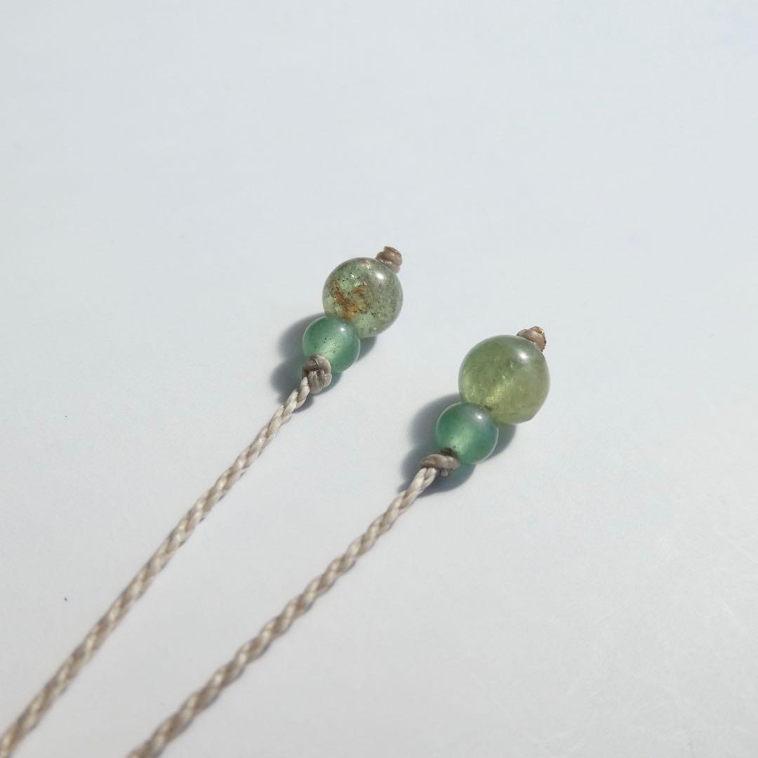 ヘミモルファイトのマクラメブレスレット