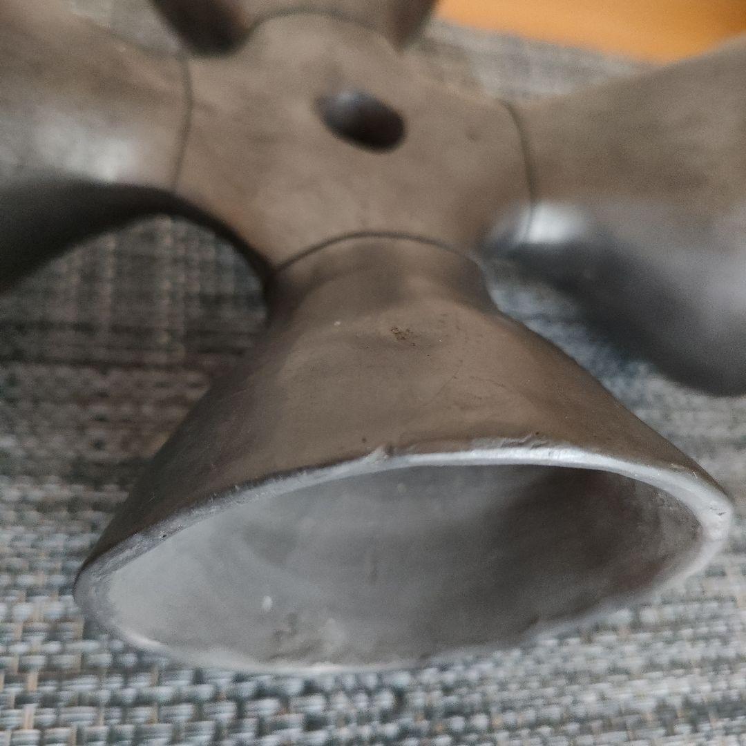 メキシコ　ベル　黒陶　オブジェ　ミッドセンチュリー