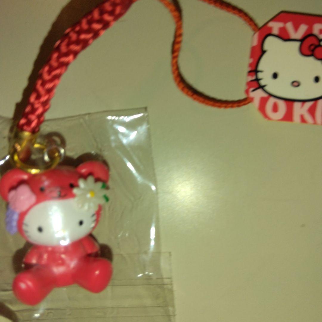 ご当地キティ 　キティベア物語ストラップ 赤　レア★