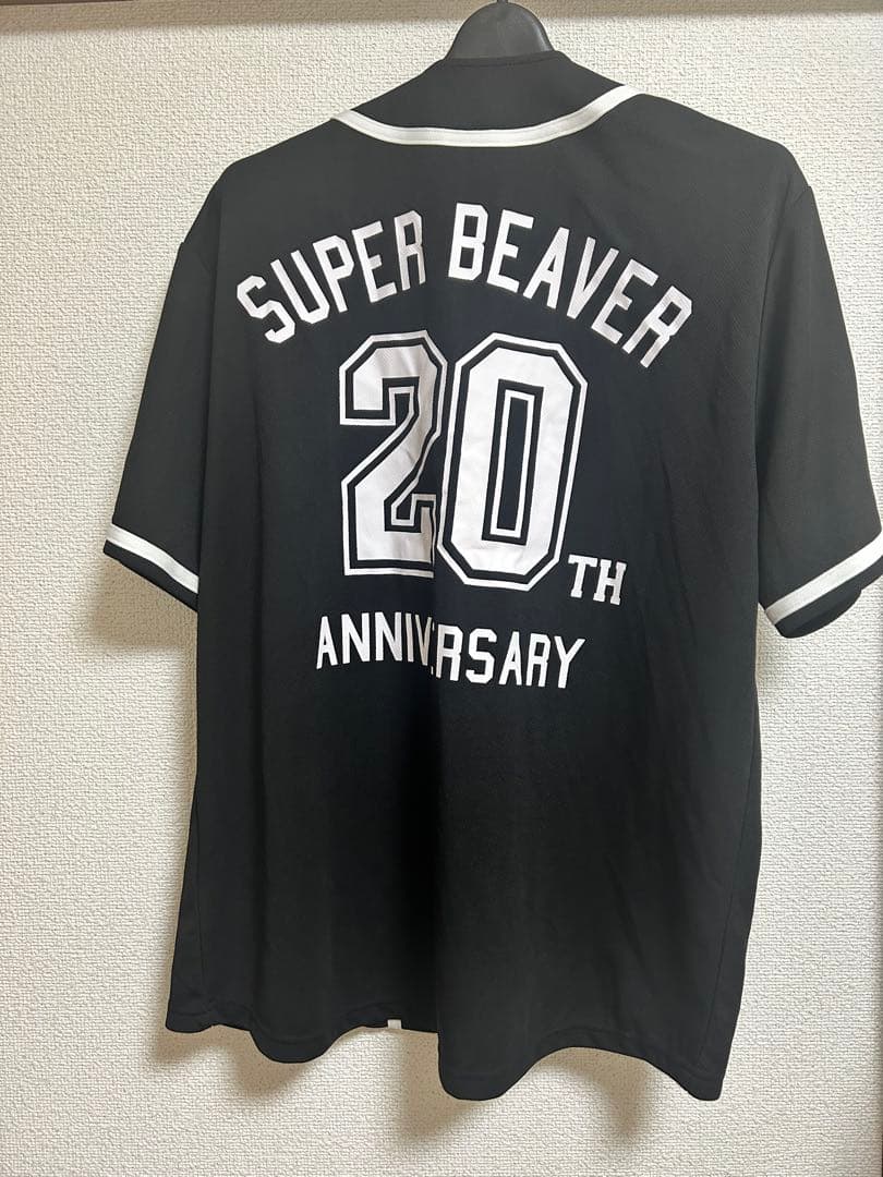 SUPER BEAVER 20th 黒ベースボールシャツMサイズ