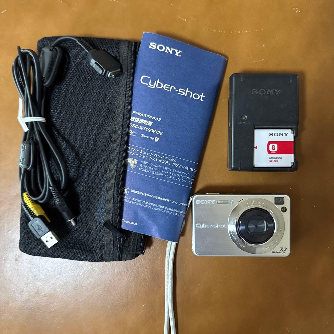 SONY Cyber-shot DSC-W110 7.2メガピクセル　動作確認済