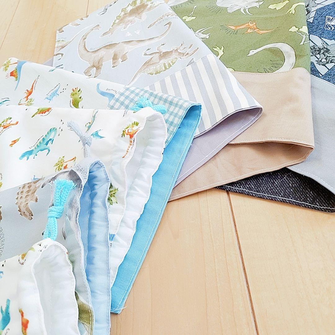 ハンドメイド ランチョンマット 給食袋 コップ袋 男の子 女の子 30×40