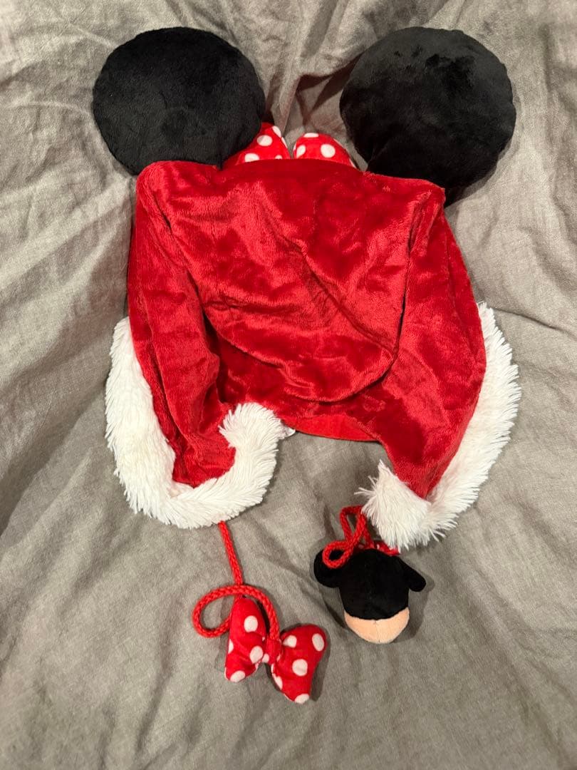 ディズニーリゾート ミニーちゃん　ファンキャップ　クリスマス
