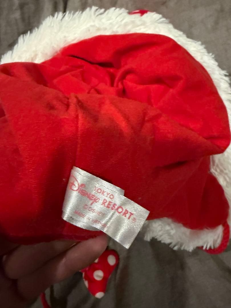 ディズニーリゾート ミニーちゃん　ファンキャップ　クリスマス