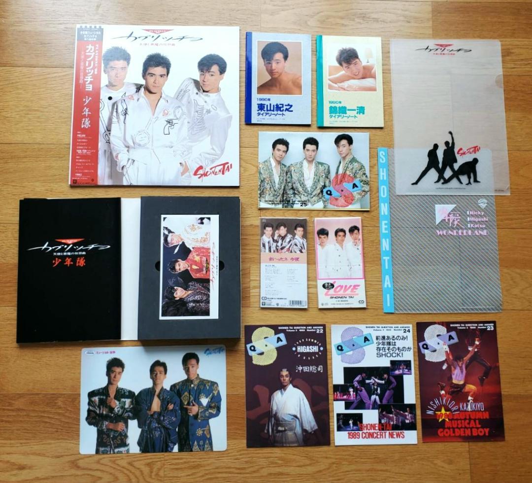 【激レア】少年隊 レコード CD 非売品グッツ13点セット〈美品〉