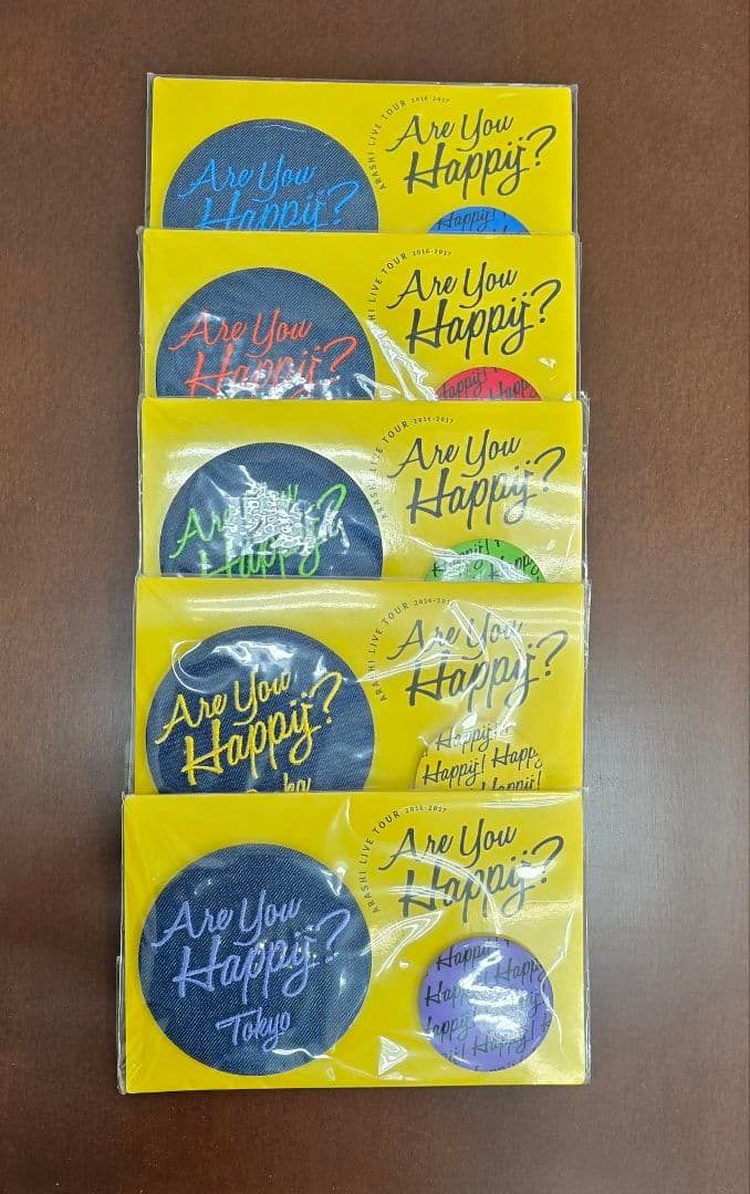 嵐 Are You Happy？ パーカー＆限定缶バッジセット
