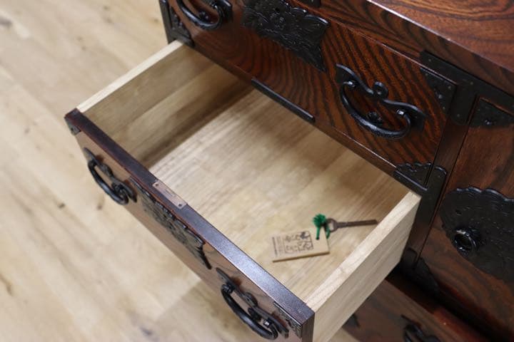 GMFK323○岩谷堂箪笥 車箪笥 チェスト 整理箪笥 和モダン 古民家 レトロ