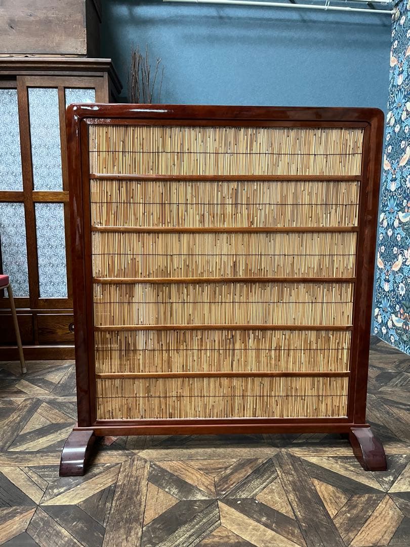 衝立 目隠し 間仕切り パーテーション インテリア 和 昭和レトロ　当時物