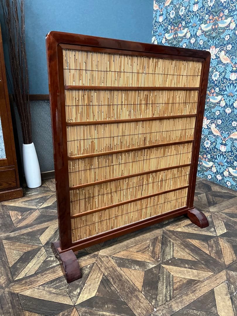 衝立 目隠し 間仕切り パーテーション インテリア 和 昭和レトロ　当時物