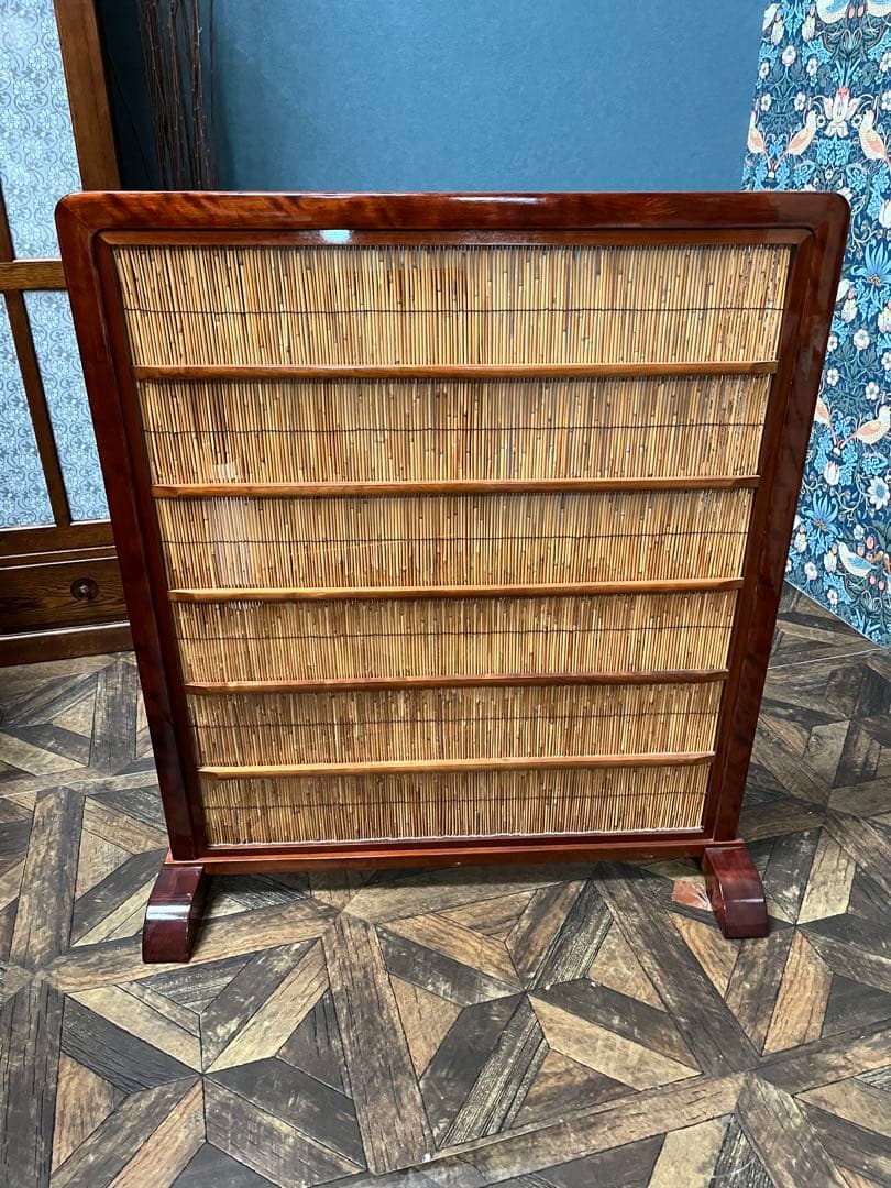 衝立 目隠し 間仕切り パーテーション インテリア 和 昭和レトロ　当時物