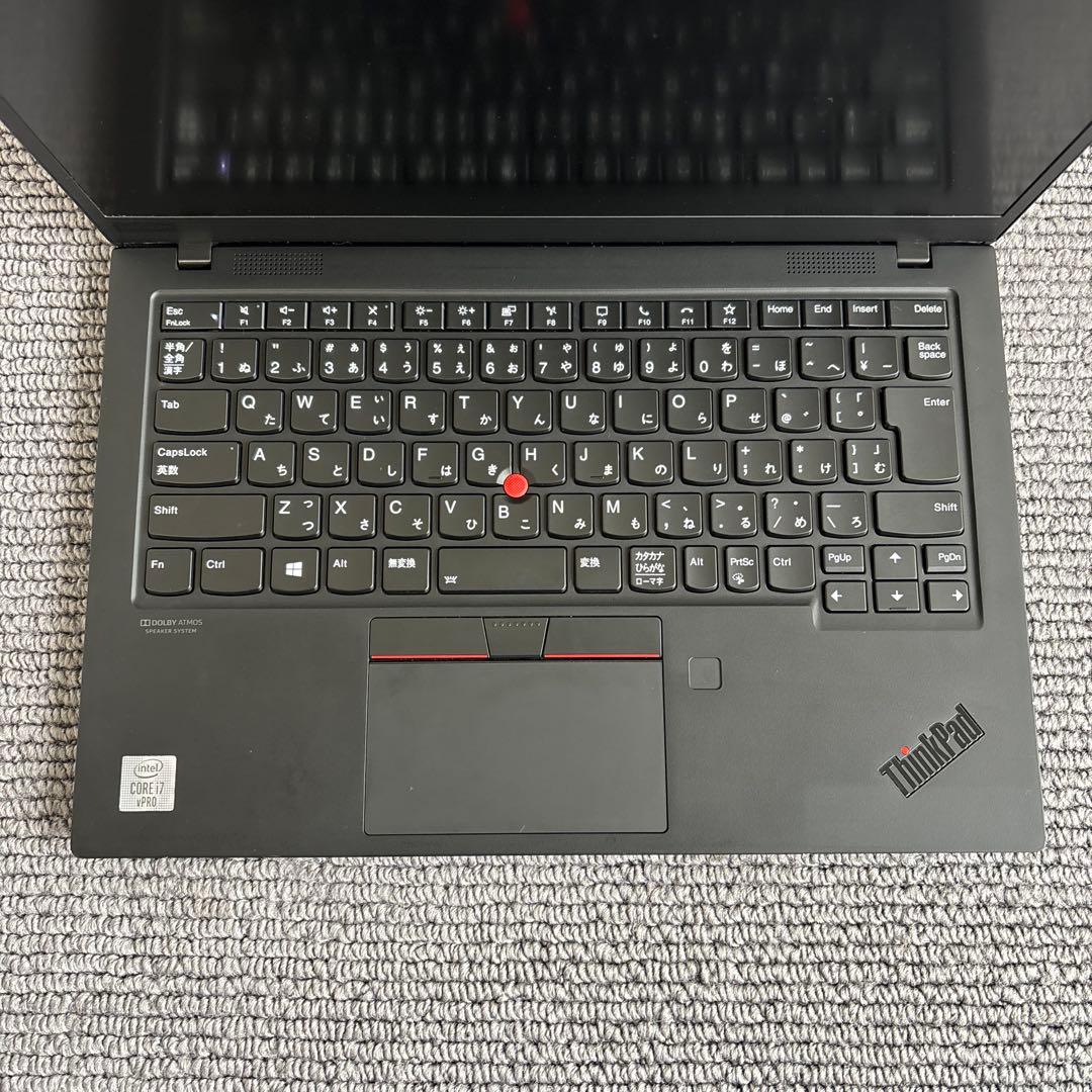 Windowsノート本体 lenovo thinkpad X1 Carbon i7-10610U#7028