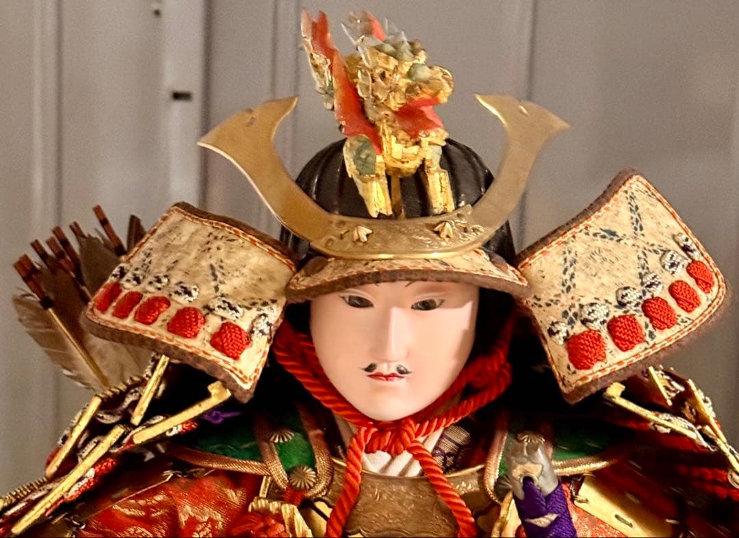 京都 丸屋 丸平 大木平蔵 五月人形 『八幡太郎』 木製共箱 子どもの日