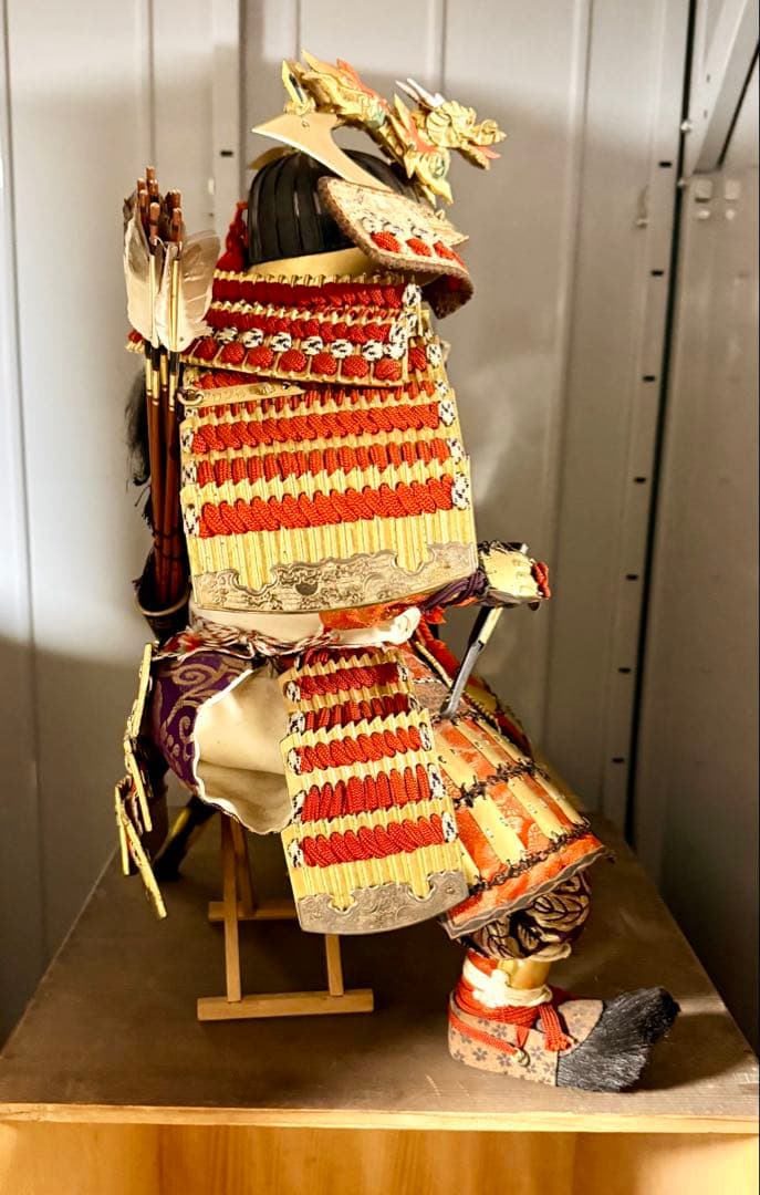 京都 丸屋 丸平 大木平蔵 五月人形 『八幡太郎』 木製共箱 子どもの日