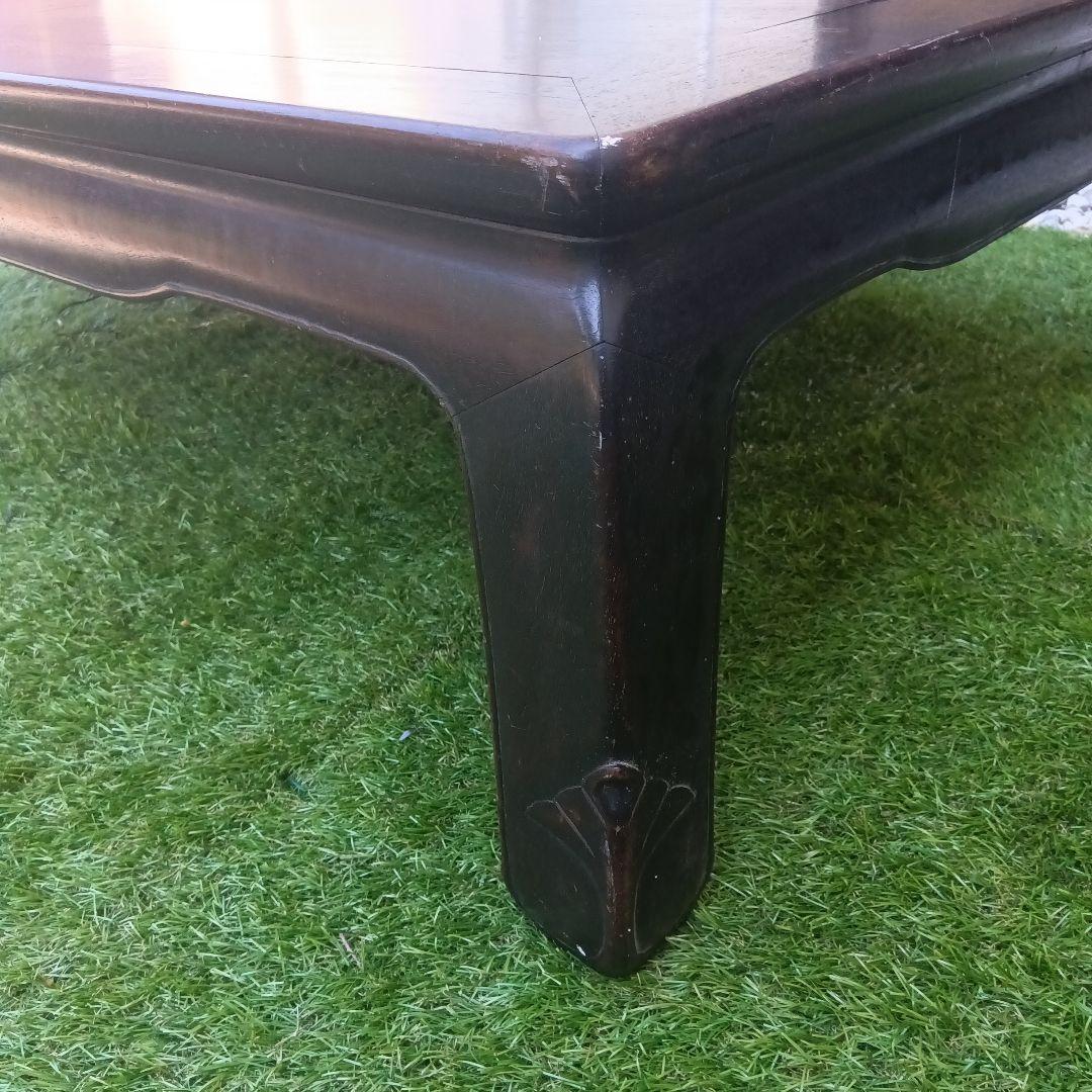 紫檀　座卓　昭和レトロ　希少　アンティーク　たのメル便