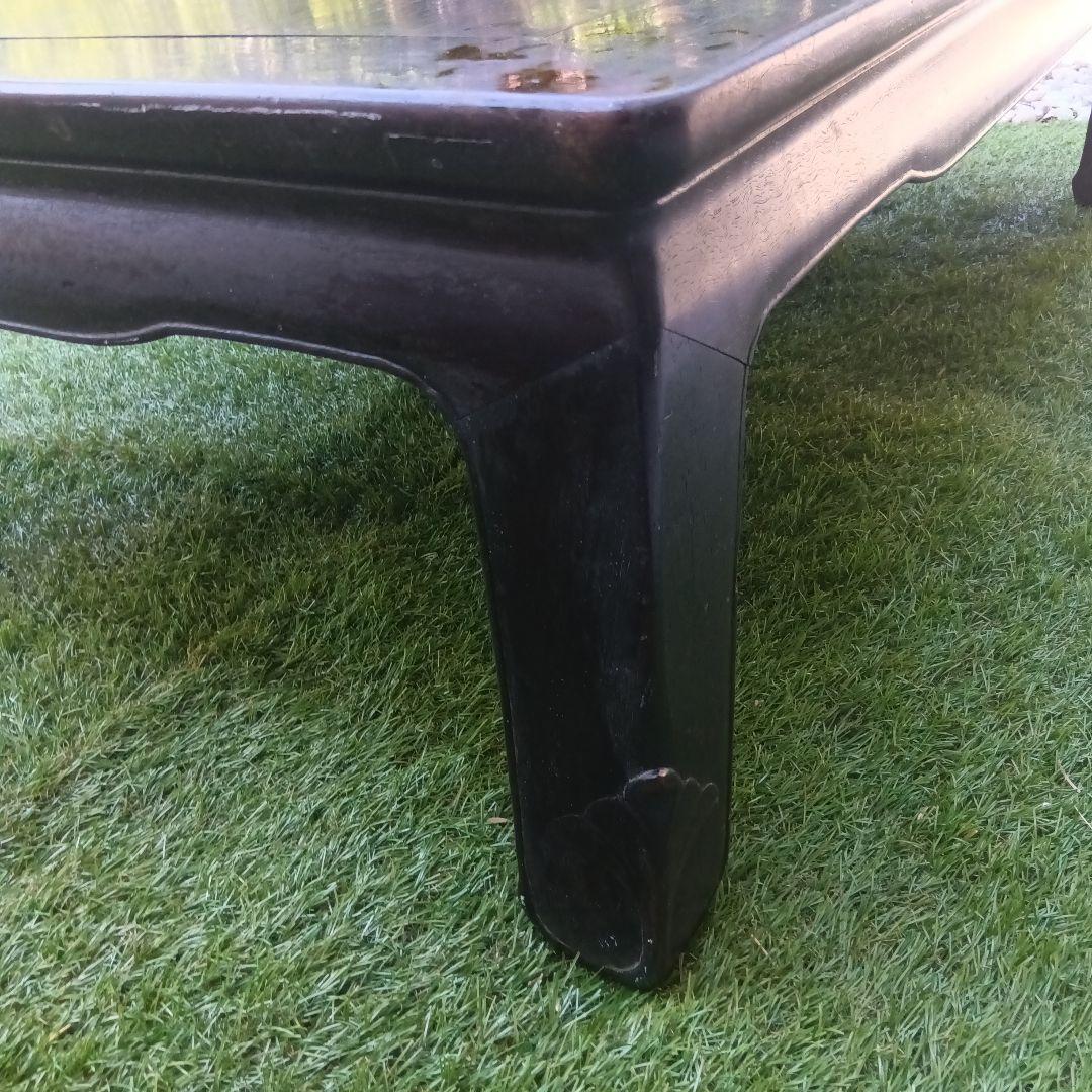 紫檀　座卓　昭和レトロ　希少　アンティーク　たのメル便