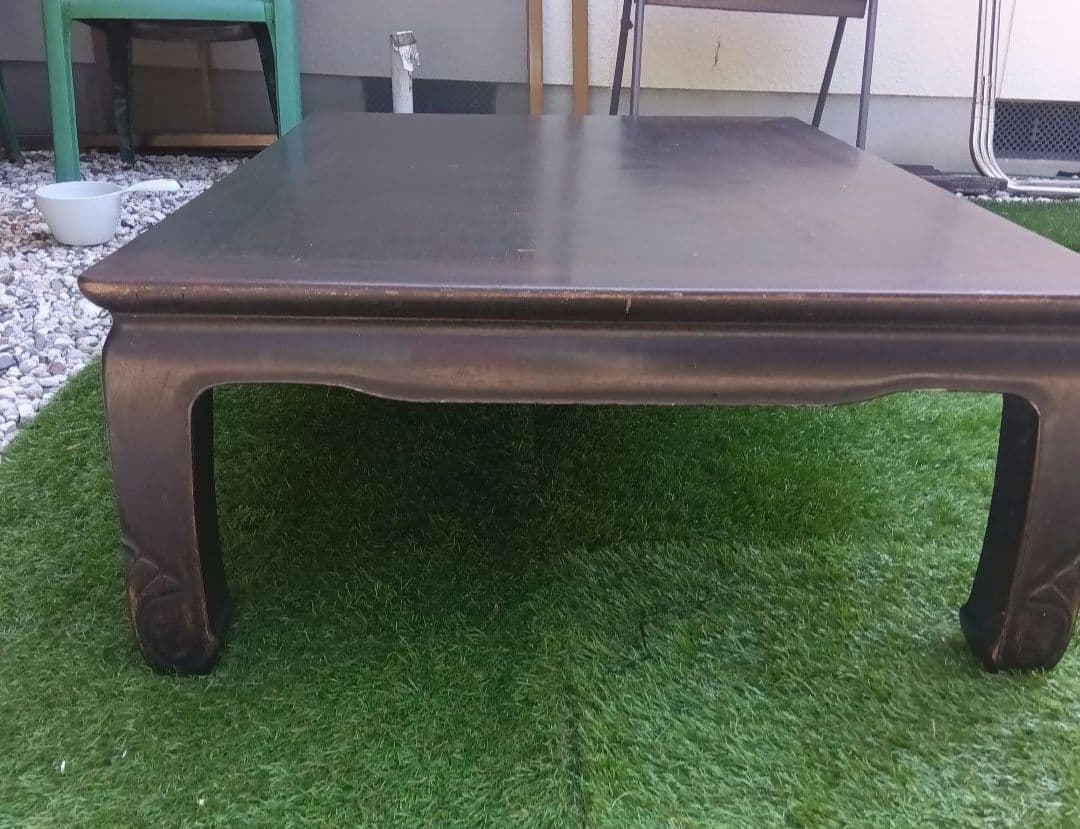 紫檀　座卓　昭和レトロ　希少　アンティーク　たのメル便