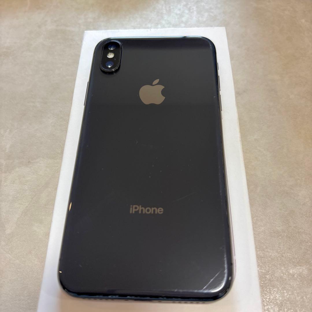 Apple iPhoneX 256GB スペースグレー